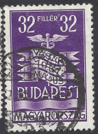 UNGHERIA 1937 - Yvert 488° - Fiera Budapest | - Oblitérés
