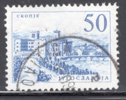 Yugoslavia 1958 Single Stamp For Technology And Architecture  In Fine Used - Usati