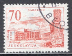 Yugoslavia 1958 Single Stamp For Technology And Architecture  In Fine Used - Oblitérés