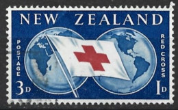 New Zealand 1959. Scott #56 (U) Globes And Red Cross Flag  *Complete Issue* - Dienstmarken