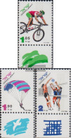 Israel 1362-1364 With Tab (complete Issue) Unmounted Mint / Never Hinged 1996 Sports - Ungebraucht (mit Tabs)
