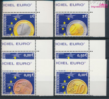 Luxemburg 1544-1549 (kompl.Ausg.) Postfrisch 2001 Euro-Münzen (10331867 - Ongebruikt