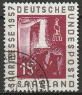 Saarland1957 Mi-Nr.400  O Gestempelt Internationale Saarmesse Saarbrücken ( A2132 )günstige Versandkosten - Oblitérés