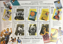 Dominica 2001 World Cup Sheetlet MNH - Dominica (1978-...)