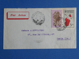 DJ 15 MADAGASCAR   BELLE  LETTRE  1939 PAR AVION TANANARIVE A  PARIS    FRANCE  + +AFF. INTERESSANT+++ - Lettres & Documents