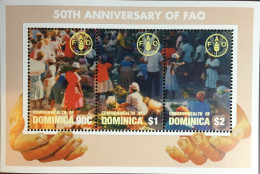 Dominica 1995 FAO Anniversary Sheetlet MNH - Dominica (1978-...)