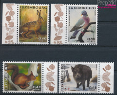 Luxemburg 1554-1557 (kompl.Ausg.) Postfrisch 2001 Tiere (10331827 - Ungebraucht