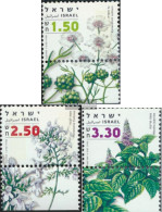 Israel 1896-1898 With Tab (complete Issue) Unmounted Mint / Never Hinged 2006 Herbs And Spices - Unused Stamps (with Tabs)