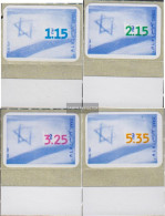 Israel 1493-1496 With Tab (complete Issue) Unmounted Mint / Never Hinged 1998 National Flag - Ungebraucht (mit Tabs)