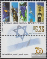 Israel 1486 With Tab (complete Issue) Unmounted Mint / Never Hinged 1998 Anniversary Exhibition - Ongebruikt (met Tabs)