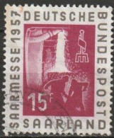 Saarland1957 Mi-Nr.400  O Gestempelt Internationale Saarmesse Saarbrücken ( A2126/4 )günstige Versandkosten - Oblitérés