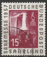 Saarland1957 Mi-Nr.400  O Gestempelt Internationale Saarmesse Saarbrücken ( A2136/2 )günstige Versandkosten - Usados