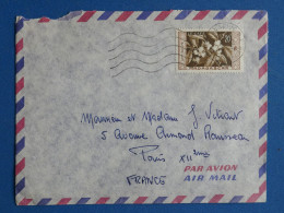 DJ 15 MADAGASCAR   BELLE  LETTRE   PAR AVION TANANARIVE A  PARIS    FRANCE  + +AFF. INTERESSANT+++ - Lettres & Documents