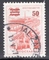 Yugoslavia 1965 Single Stamp For Technology And Architecture With Surcharge  In Fine Used - Used Stamps