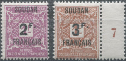 Soudan TAXE N°9 Et 10 - Neufs* - (F1549) - Neufs