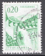 Yugoslavia 1966 Single Stamp For Technology And Architecture Both Colours And Values Changed  In Fine Used - Usados