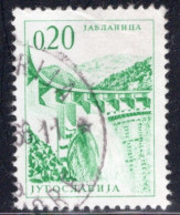 Yugoslavia 1966 Single Stamp For Technology And Architecture Both Colours And Values Changed  In Fine Used - Gebraucht