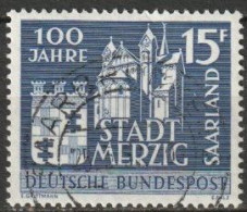 Saarland1957 Mi-Nr.401  O Gestempelt 100 Jahre Stadt Merzig ( A2136/3 )günstige Versandkosten - Gebruikt