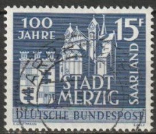 Saarland1957 Mi-Nr.401  O Gestempelt 100 Jahre Stadt Merzig ( A2136/3 )günstige Versandkosten - Oblitérés