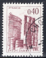 Yugoslavia 1966 Single Stamp For Technology And Architecture Both Colours And Values Changed  In Fine Used - Oblitérés