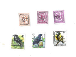 5,10,60 Centimes,4,5,8 Francs. MNH,Neuf Sans Charnière. - Typos 1986-96 (Oiseaux)