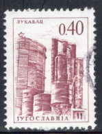 Yugoslavia 1966 Single Stamp For Technology And Architecture Both Colours And Values Changed  In Fine Used - Oblitérés