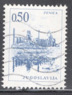 Yugoslavia 1966 Single Stamp For Technology And Architecture Both Colours And Values Changed  In Fine Used - Usati