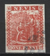 NEVIS 5 Oblitéré Côte 65 € - St.Christopher-Nevis & Anguilla (...-1980)