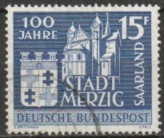 Saarland1957 Mi-Nr.401  O Gestempelt 100 Jahre Stadt Merzig ( A2213/2 )günstige Versandkosten - Used Stamps