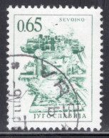 Yugoslavia 1966 Single Stamp For Technology And Architecture Both Colours And Values Changed  In Fine Used - Oblitérés