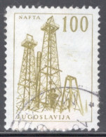 Yugoslavia 1966 Single Stamp For Technology And Architecture Both Colours And Values Changed  In Fine Used - Used Stamps