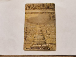 JORDAN-(JO-ALO-0129)-The South Theatre-(208)-(4101-118993)-(3JD)-(03/2002)-used Card+1card Prepiad Free - Jordanien