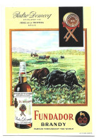 FUNDADOR BRANDY.-  BODEGAS PEDRO DOMECQ S.A.- JEREZ DE LA FRONTERA - CADIZ.-  ( ESPAÑA). - Cádiz