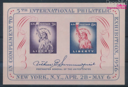 USA Block10 (kompl.Ausg.) Postfrisch 1956 Briefmarkenausstellung (10336576 - Neufs