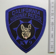 ECUSSON POLICE GENDARMERIE PATCH BADGE CANINE K9 - CALIFORNIA HIGHWAY PATROL K-9 - Politie & Rijkswacht