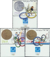 Israel 1788-1790 With Tab (complete Issue) Unmounted Mint / Never Hinged 2004 Olympics Summer - Neufs (avec Tabs)