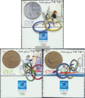 Israel 1788-1790 With Tab (complete Issue) Unmounted Mint / Never Hinged 2004 Olympics Summer - Ungebraucht (mit Tabs)