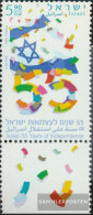 Israel 1723 With Tab (complete Issue) Unmounted Mint / Never Hinged 2003 55 Years Independence - Ungebraucht (mit Tabs)