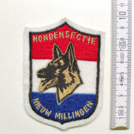 ECUSSON POLICE GENDARMERIE PATCH BADGE CANINE K9 -HONDENSECTIE NIEUW MELLINGEN - Police & Gendarmerie