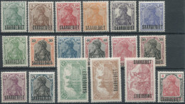 Sarre N°32 à 49 - Neuf* - (F1560) - Unused Stamps