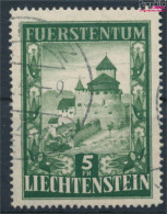 Liechtenstein 309 (kompl.Ausg.) Gestempelt 1952 Schloss Vaduz (10331911 - Oblitérés