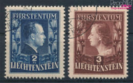 Liechtenstein 304A-305A (kompl.Ausg.) Gestempelt 1951 Fürstenpaar (10331909 - Gebruikt