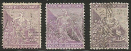 Cape Of Good Hope 1864. 6d (wmk.CC). SACC 20, SG 25. - Kap Der Guten Hoffnung (1853-1904)