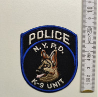 ECUSSON POLICE GENDARMERIE PATCH BADGE CANINE K9 -POLICE NYPD K-9 UNIT - Polizei