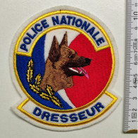 ECUSSON POLICE GENDARMERIE PATCH BADGE CANINE K9 -POLICE NATIONALE DRESSEUR - Police & Gendarmerie