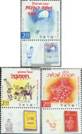 Israel 1791-1793 With Tab (complete Issue) Unmounted Mint / Never Hinged 2004 Patriotic Jugendliteratur - Ungebraucht (mit Tabs)