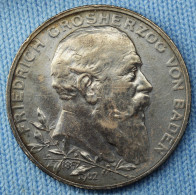 Baden • 2 Mark 1902 • Nice Black Patina On Obverse • Friedrich I • [24-162] - 2, 3 & 5 Mark Silver