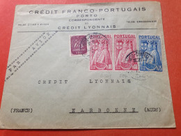 Portugal - Enveloppe Commerciale De Porto Pour La France En 1947 - Réf 3356 - Cartas & Documentos