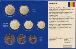 Andorra AND1- 3 Stgl./unzirkuliert Mixed Vintages From 2014 Kursmünzen 1, 2 And 5 CENT - Andorra