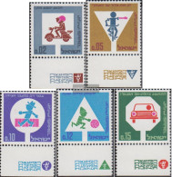 Israel 360-364 With Tab (complete Issue) Unmounted Mint / Never Hinged 1966 Security In Road - Unused Stamps (with Tabs)